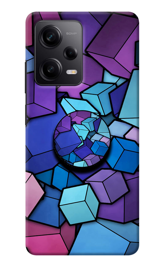 Cubic Abstract Redmi Note 12 Pro 5G Pop Case