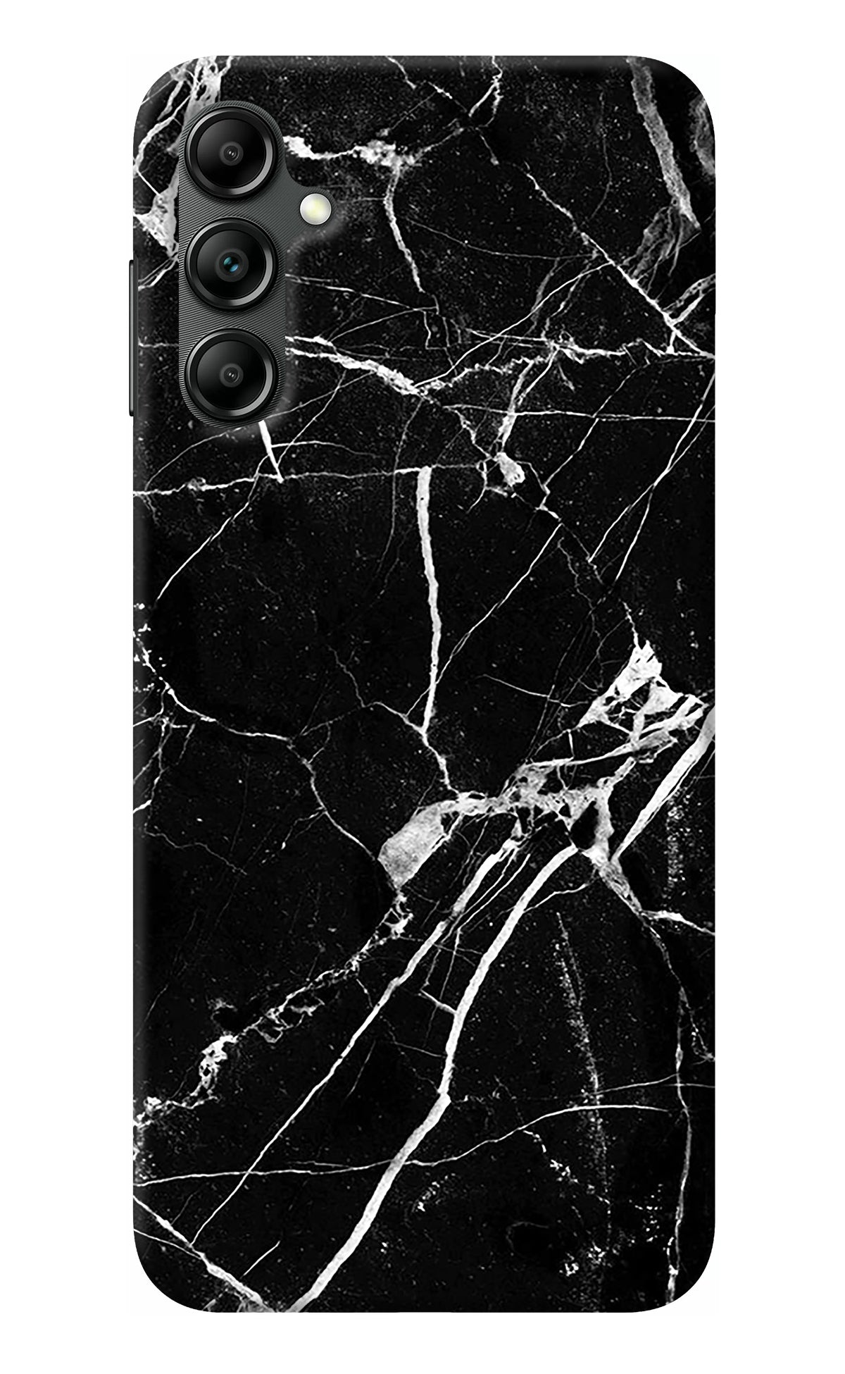 Black Marble Pattern Samsung A14 5G Back Cover