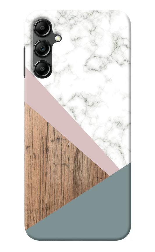 Marble wood Abstract Samsung A14 5G Back Cover