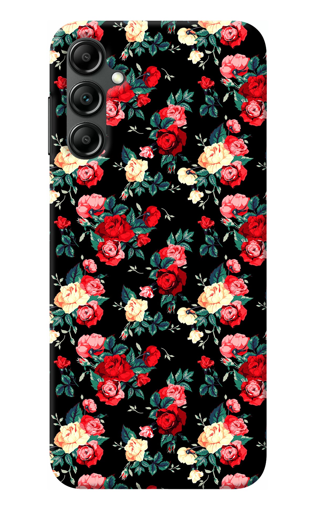 Rose Pattern Samsung A14 5G Back Cover