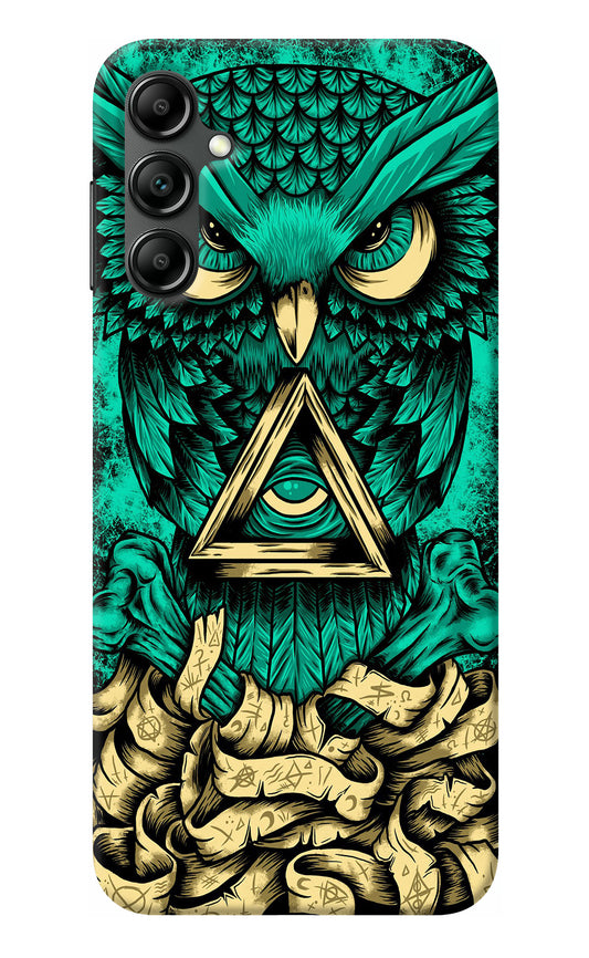 Green Owl Samsung A14 5G Back Cover