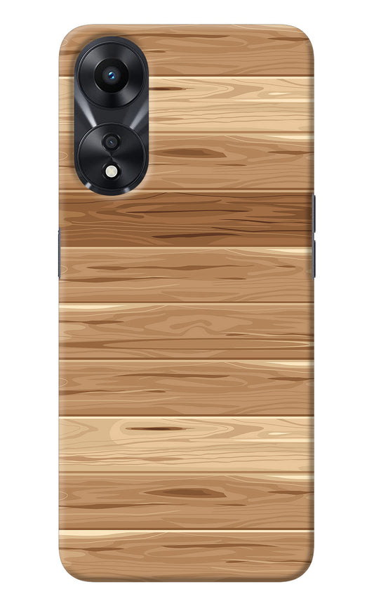 Wooden Vector Oppo A78 5G Back Cover