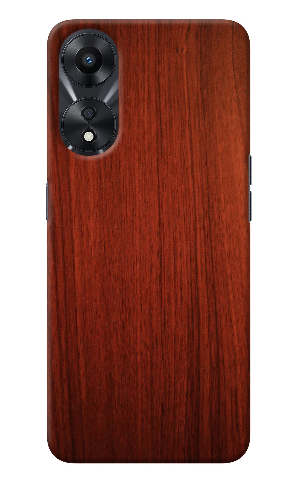 Wooden Plain Pattern Oppo A78 5G Back Cover