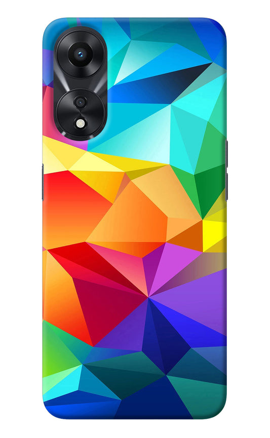 Abstract Pattern Oppo A78 5G Back Cover