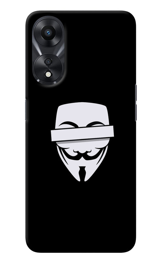 Anonymous Face Oppo A78 5G Back Cover