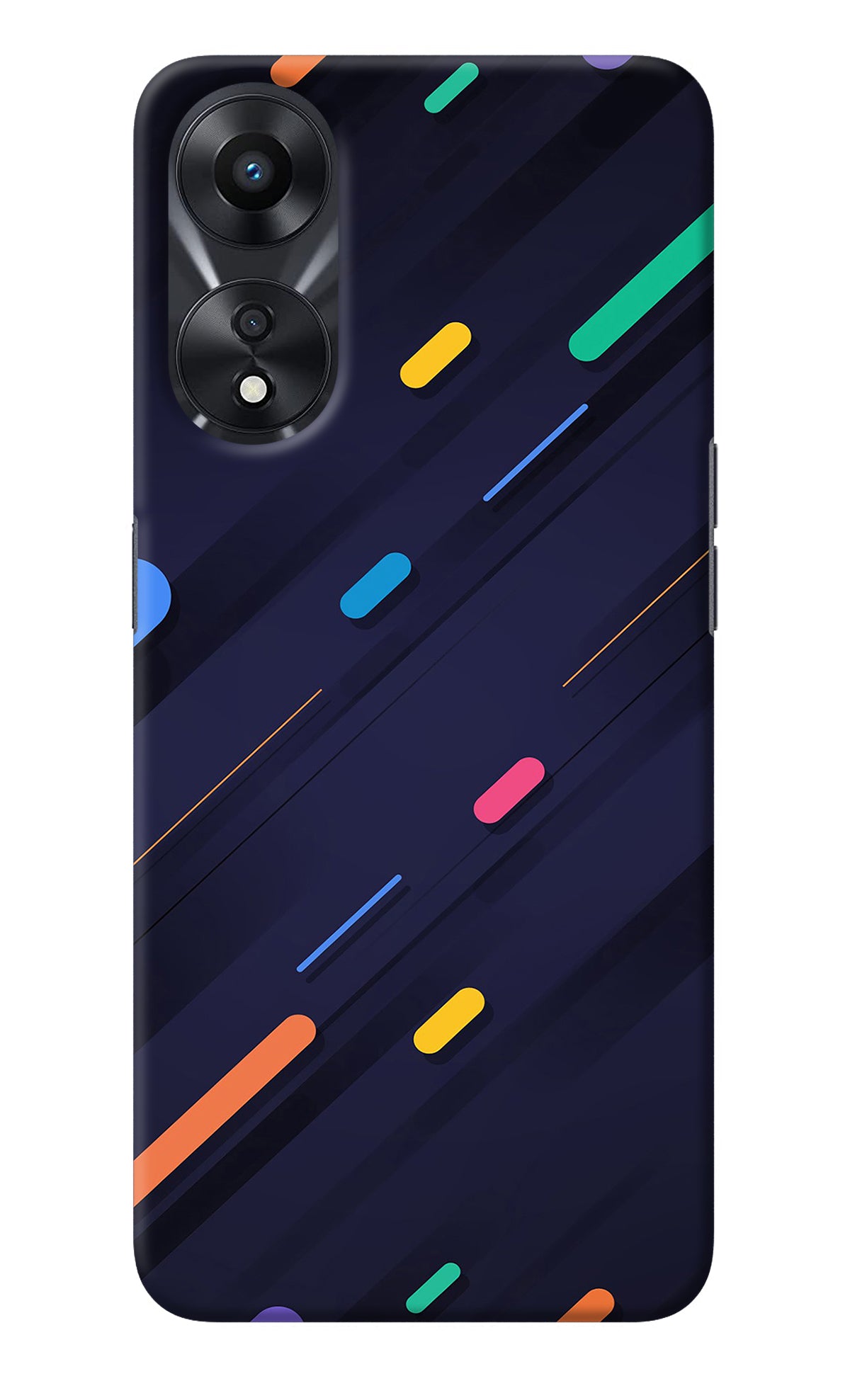 Abstract Design Oppo A78 5G Back Cover