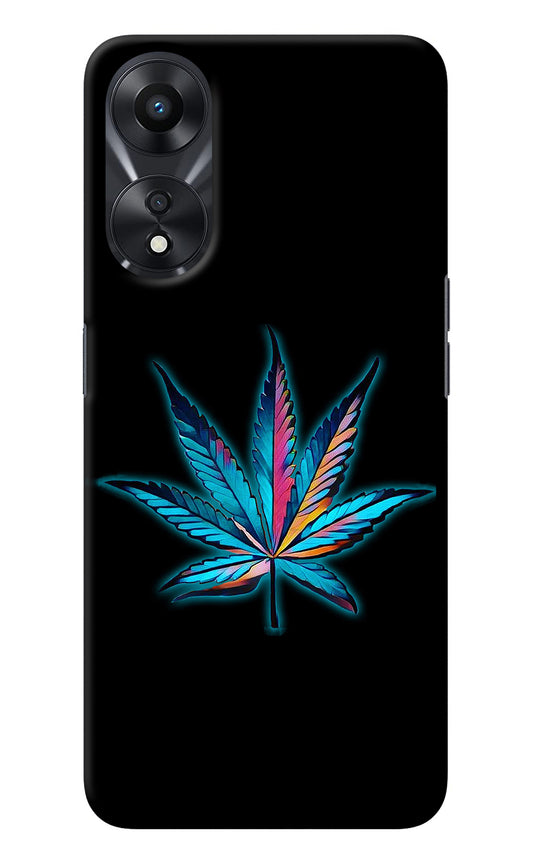Weed Oppo A78 5G Back Cover