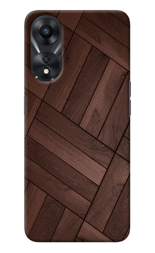 Wooden Texture Design Oppo A78 5G Back Cover