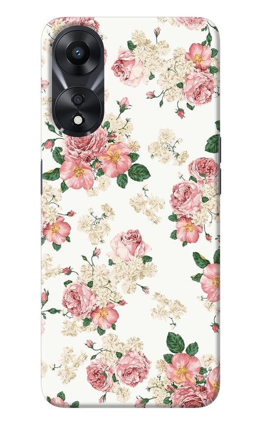 Flowers Oppo A78 5G Back Cover