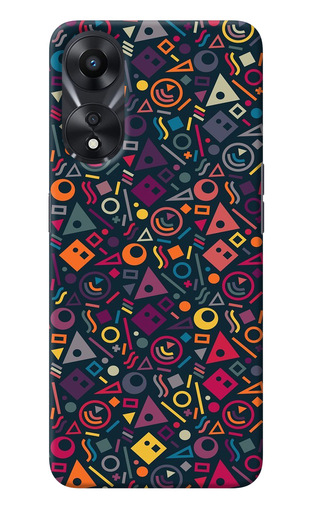 Geometric Abstract Oppo A78 5G Back Cover