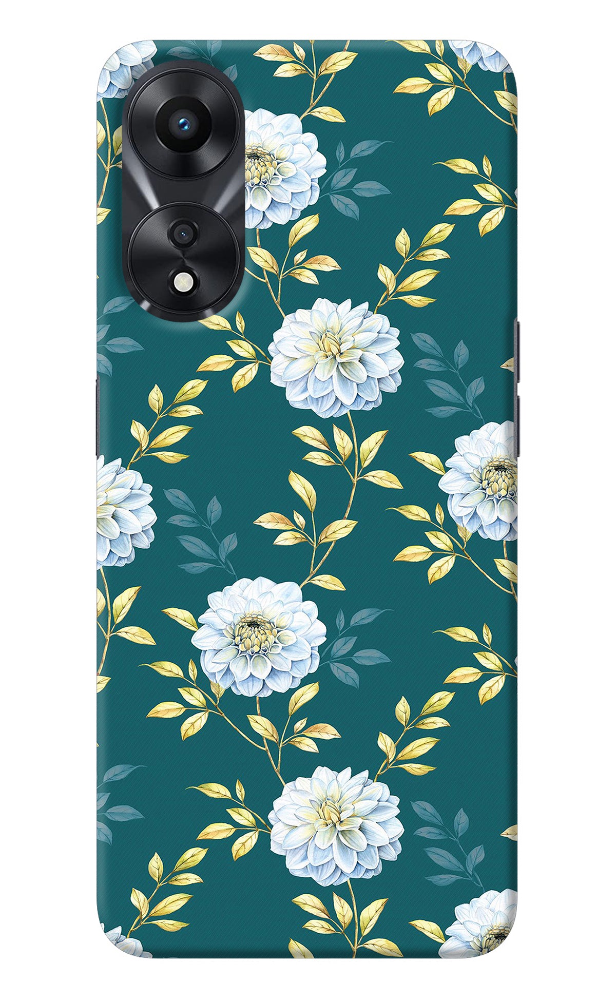 Flowers Oppo A78 5G Back Cover