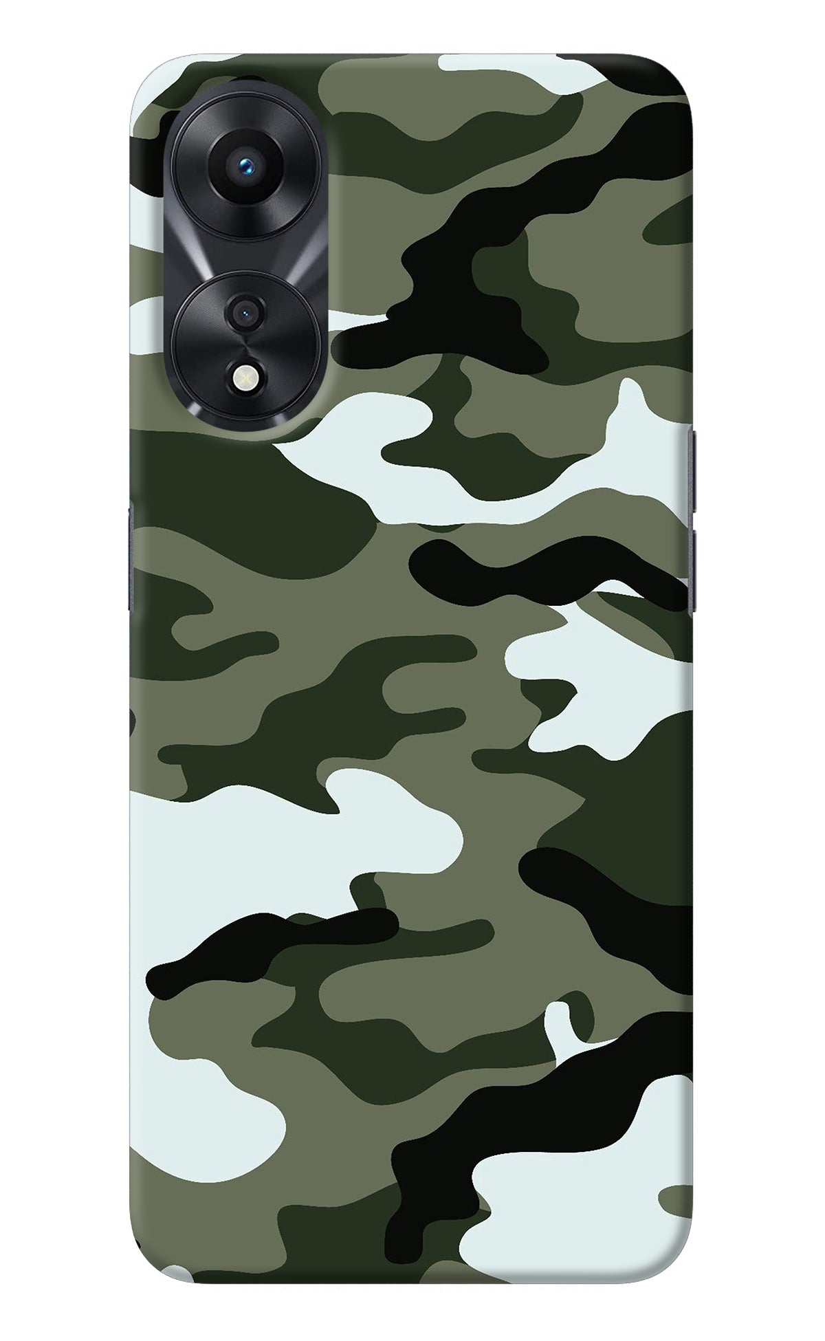 Camouflage Oppo A78 5G Back Cover