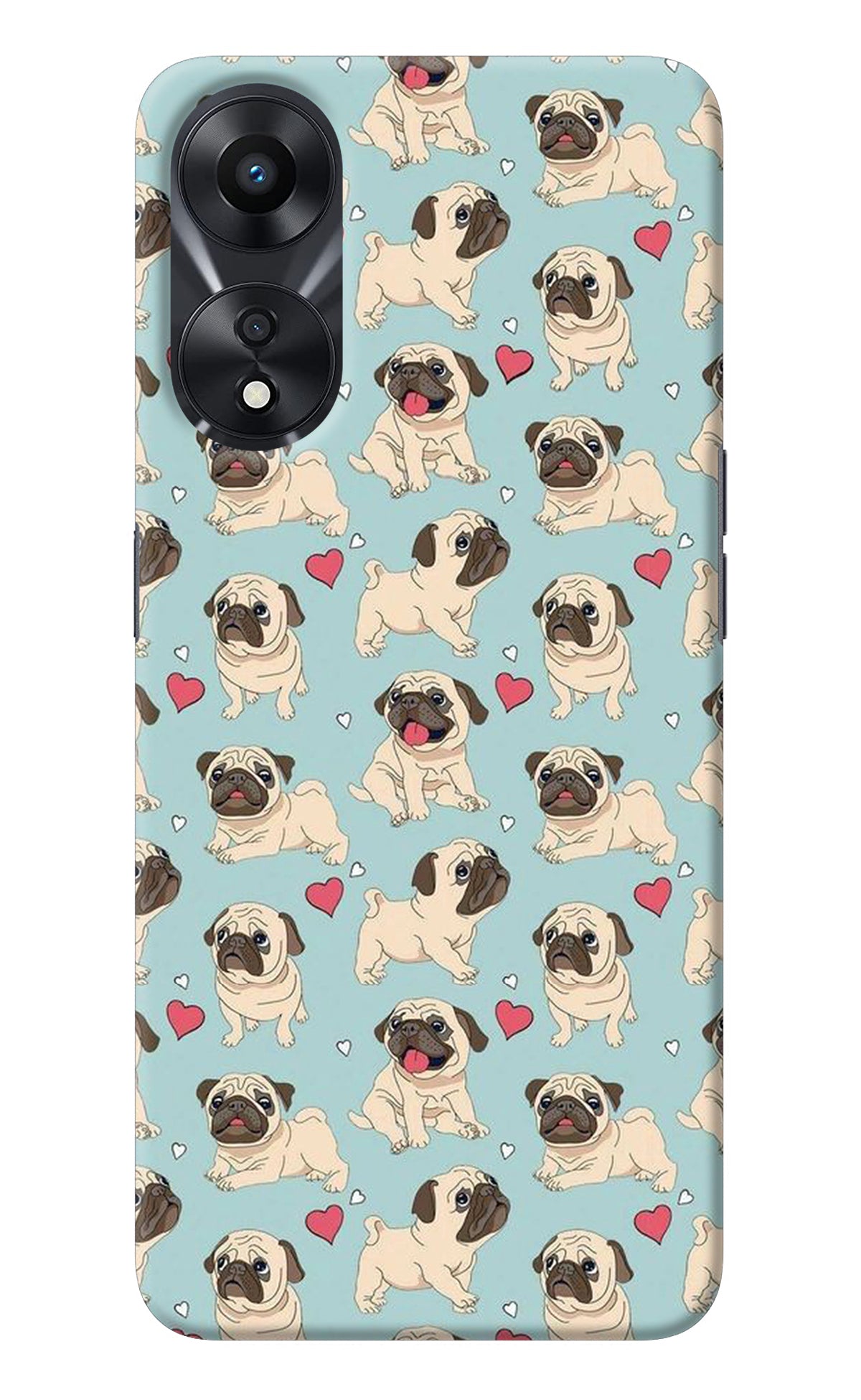 Pug Dog Oppo A78 5G Back Cover