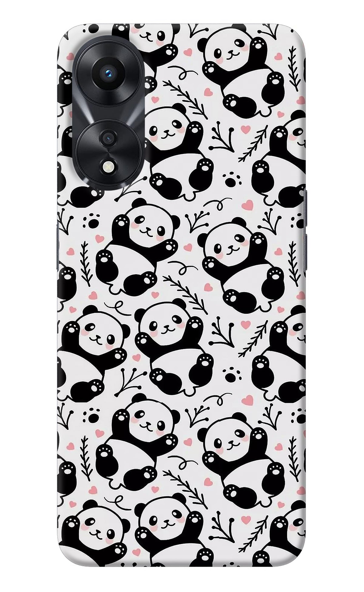 Cute Panda Oppo A78 5G Back Cover