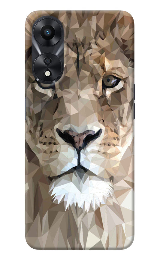 Lion Art Oppo A78 5G Back Cover