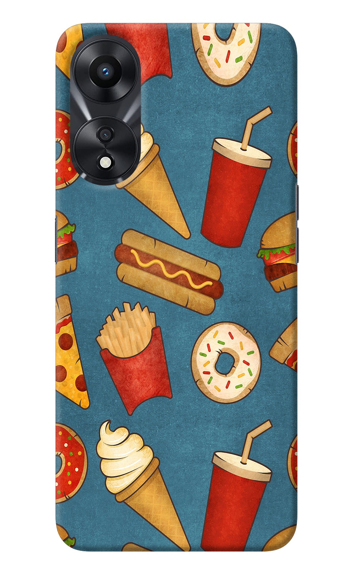 Foodie Oppo A78 5G Back Cover