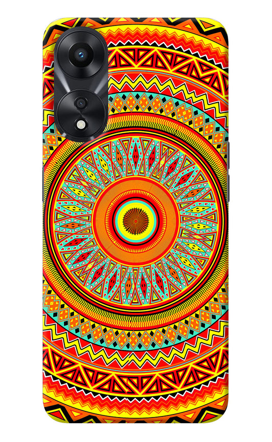 Mandala Pattern Oppo A78 5G Back Cover