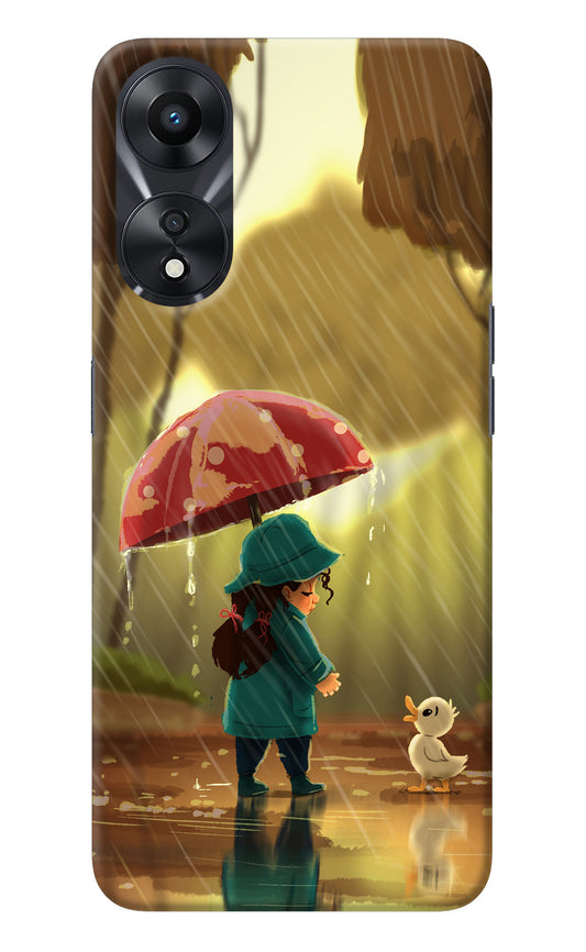 Rainy Day Oppo A78 5G Back Cover