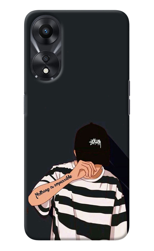 Aesthetic Boy Oppo A78 5G Back Cover