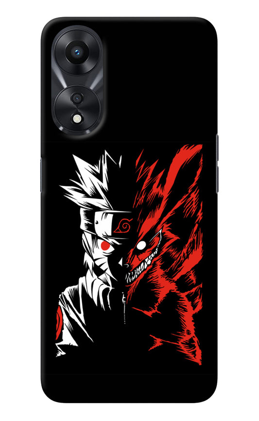 Naruto Two Face Oppo A78 5G Back Cover