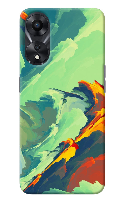 Paint Art Oppo A78 5G Back Cover