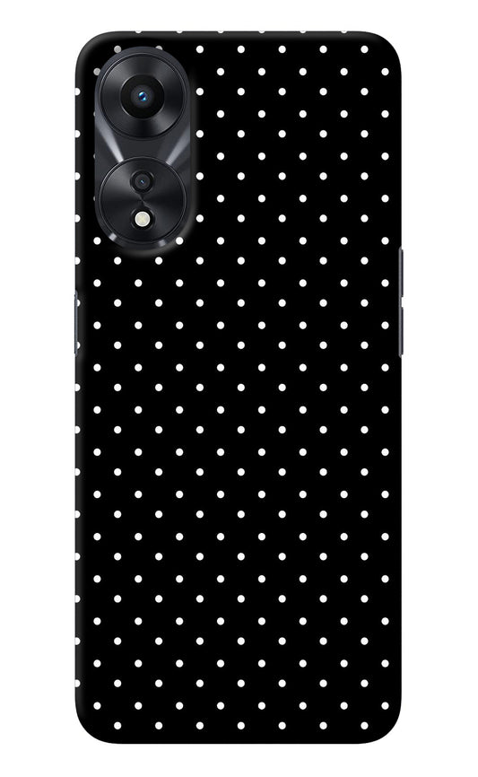 White Dots Oppo A78 5G Back Cover