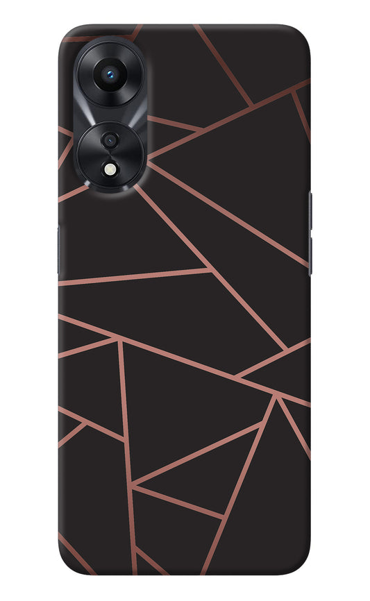 Geometric Pattern Oppo A78 5G Back Cover