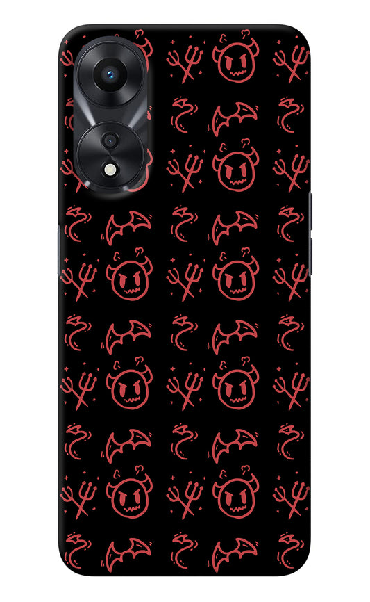 Devil Oppo A78 5G Back Cover