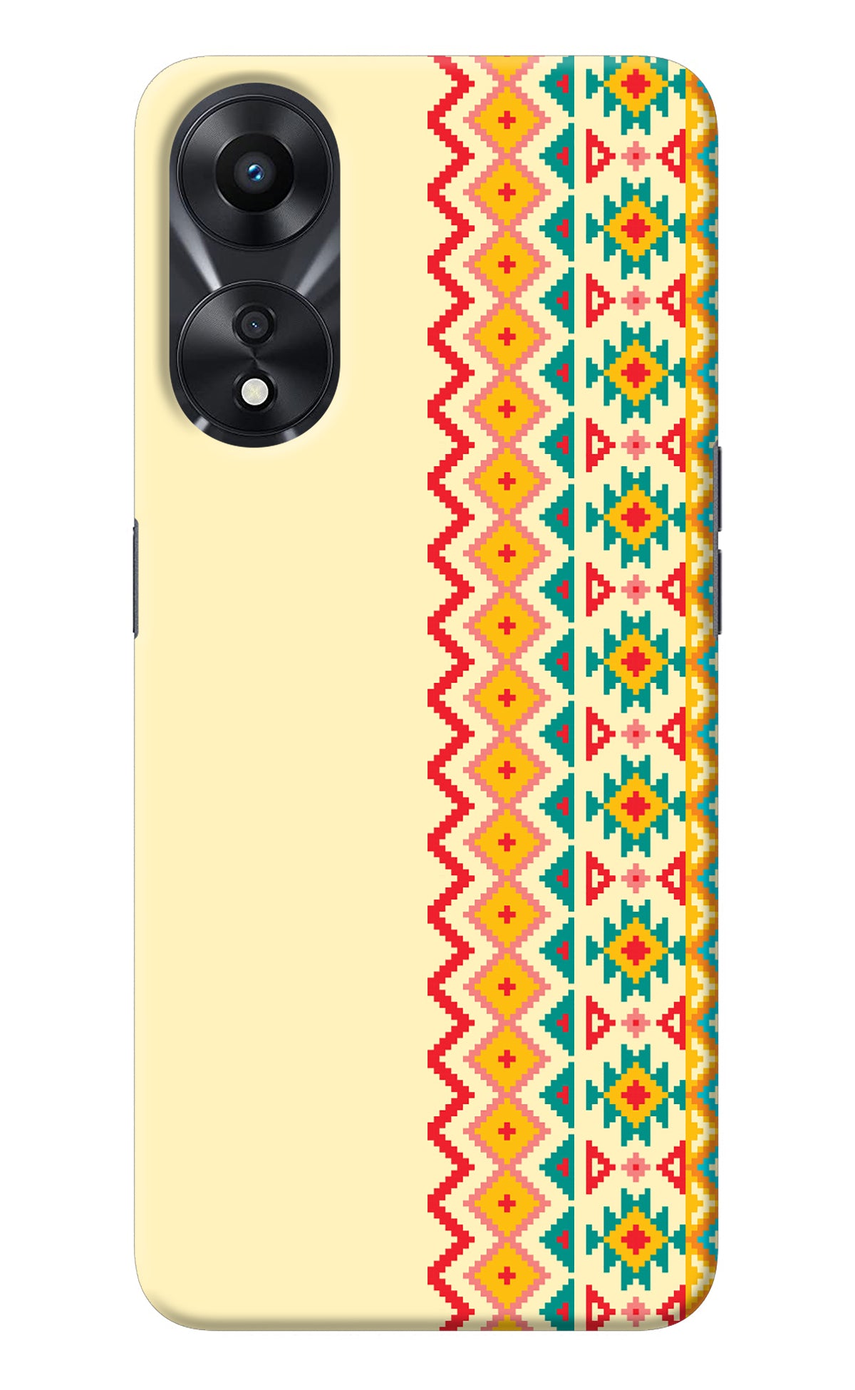 Ethnic Seamless Oppo A78 5G Back Cover