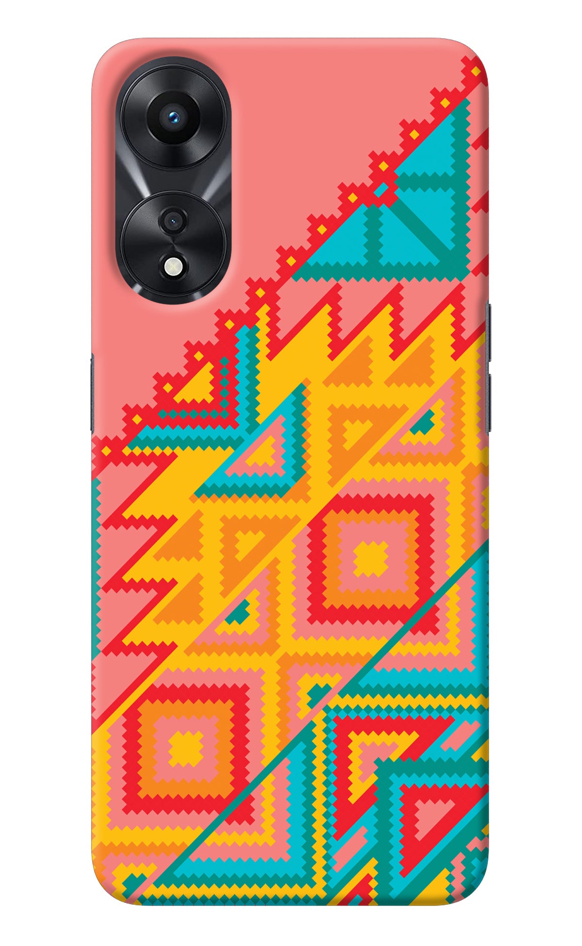 Aztec Tribal Oppo A78 5G Back Cover