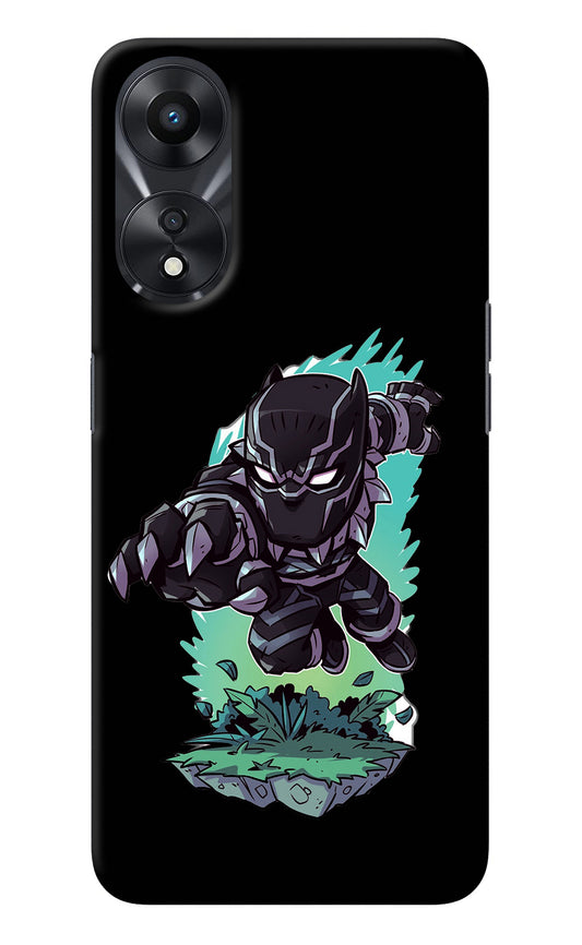 Black Panther Oppo A78 5G Back Cover