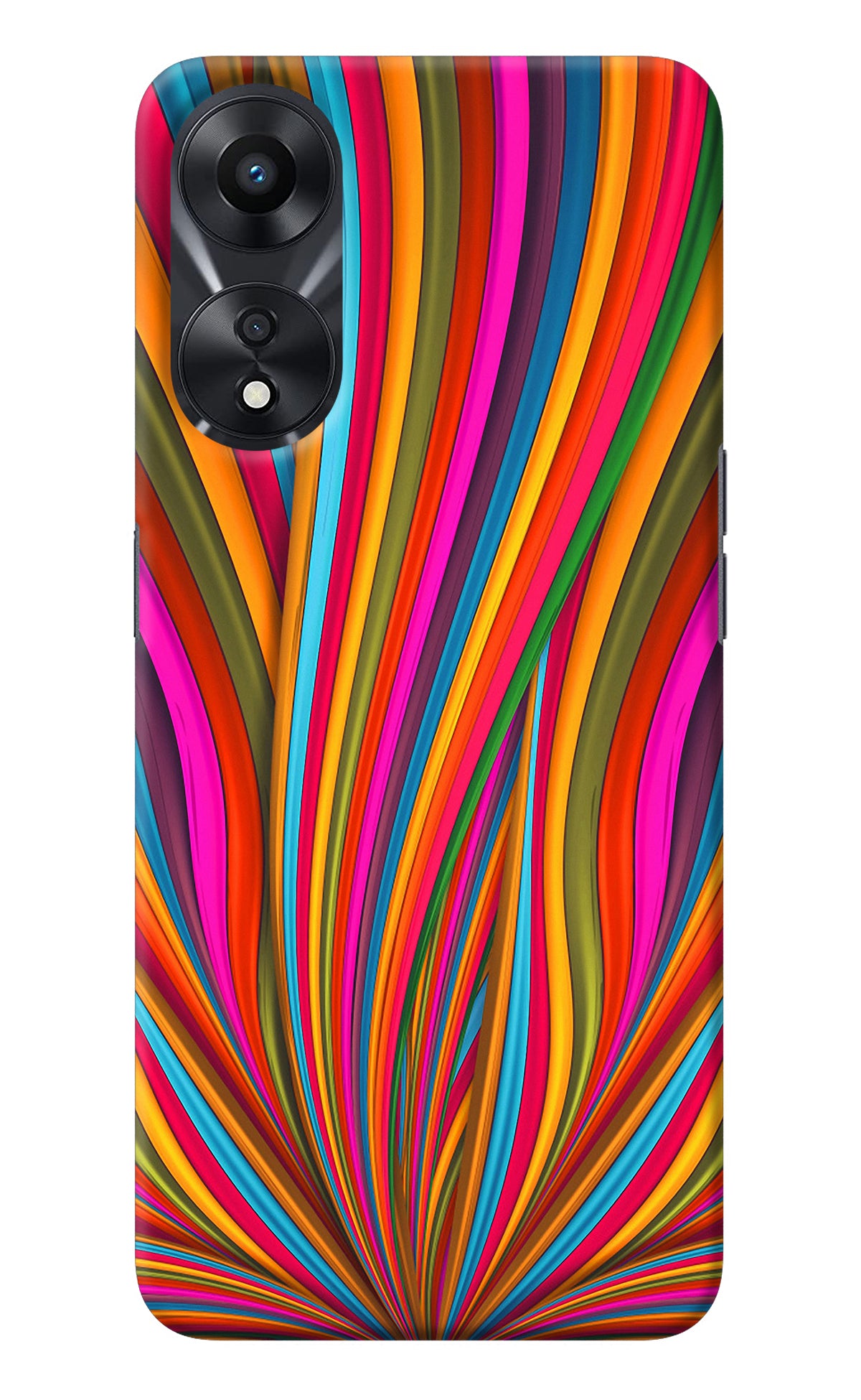 Trippy Wavy Oppo A78 5G Back Cover