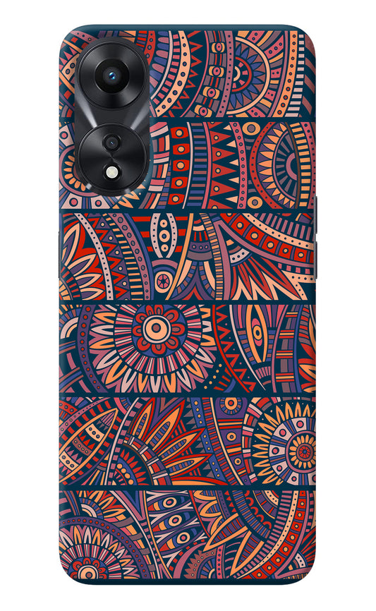 African Culture Design Oppo A78 5G Back Cover