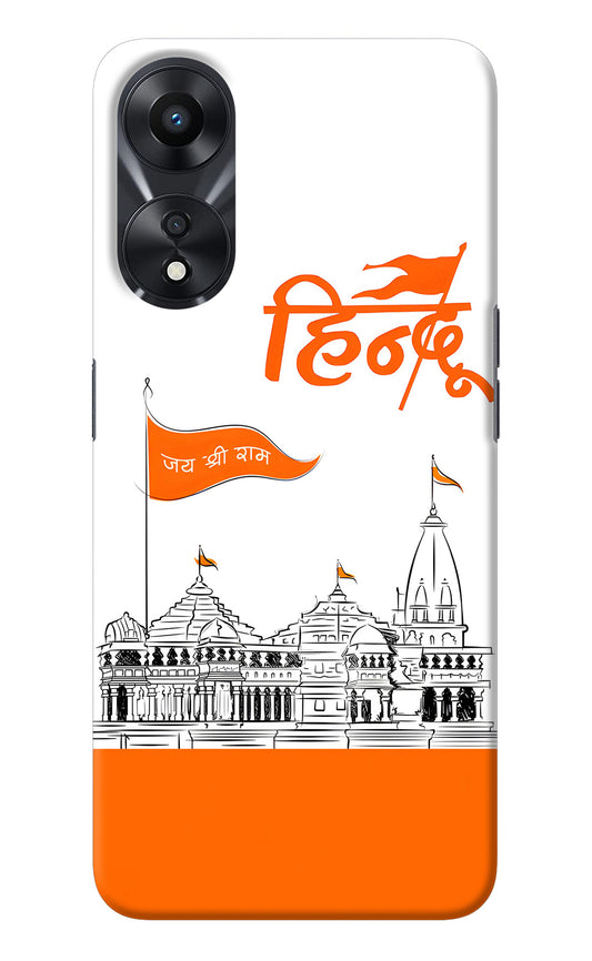 Jai Shree Ram Hindu Oppo A78 5G Back Cover