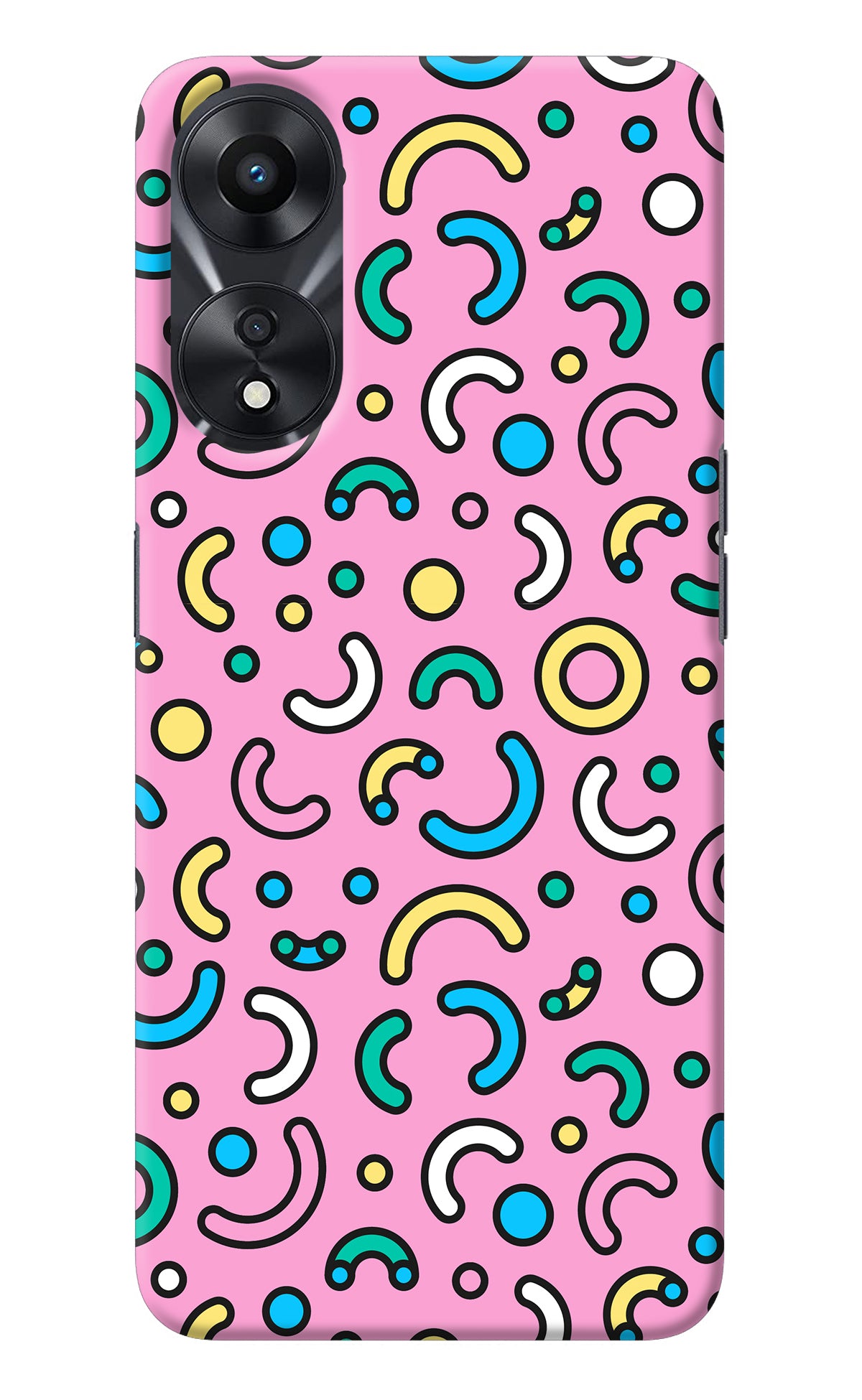 Memphis Design Oppo A78 5G Back Cover