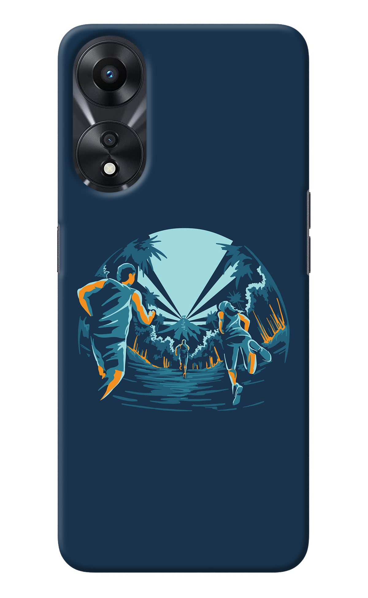 Team Run Oppo A78 5G Back Cover