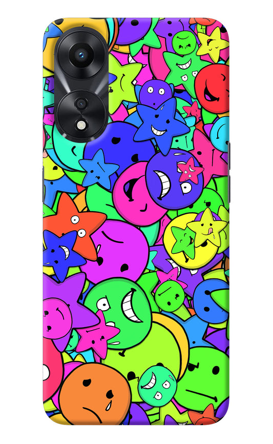 Fun Doodle Oppo A78 5G Back Cover