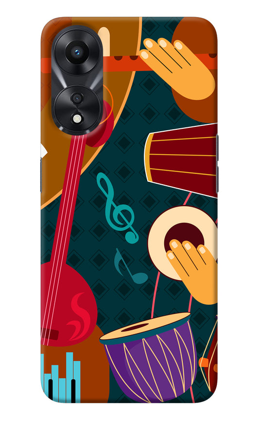 Music Instrument Oppo A78 5G Back Cover