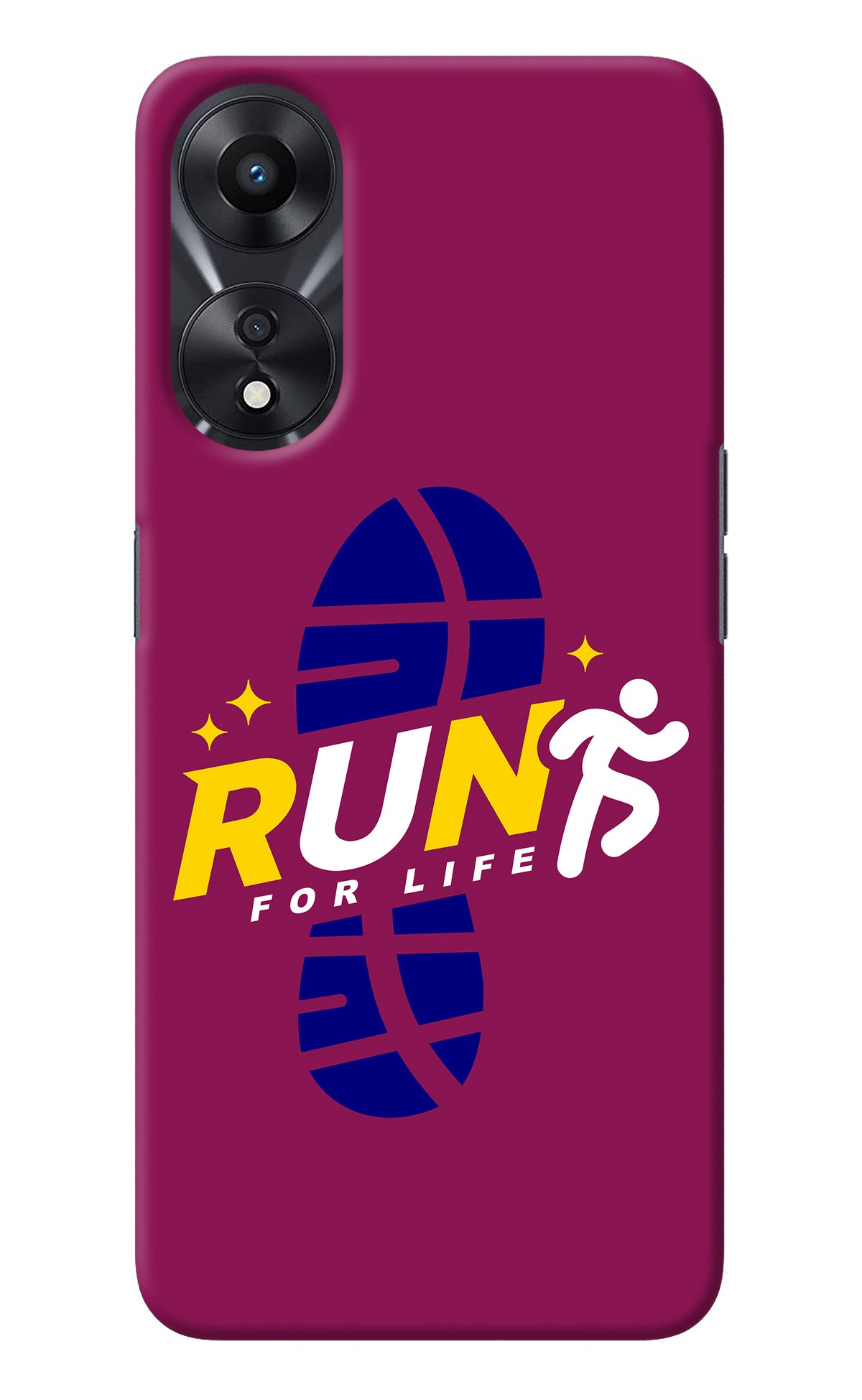 Run for Life Oppo A78 5G Back Cover