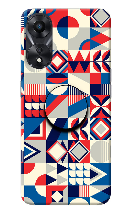 Colorful Pattern Oppo A78 5G Pop Case