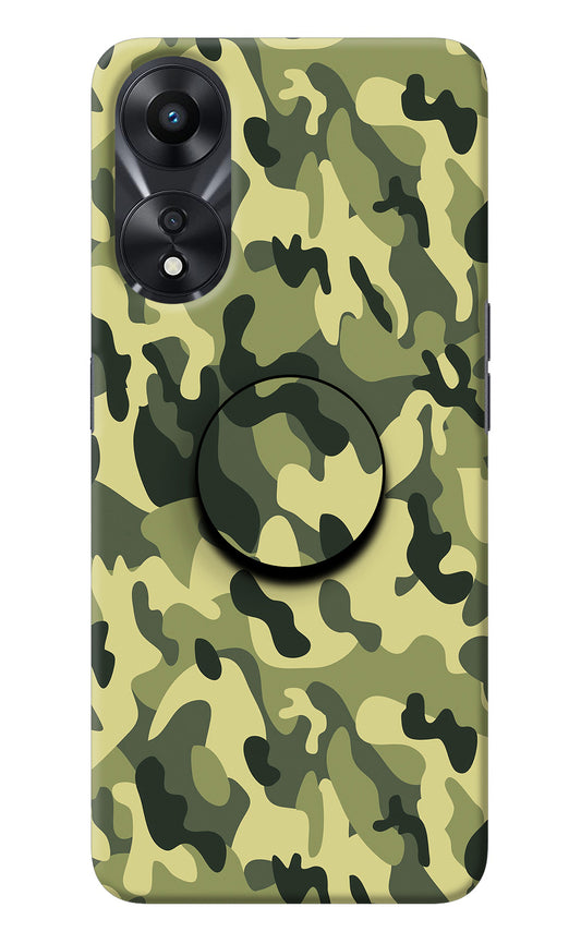 Camouflage Oppo A78 5G Pop Case