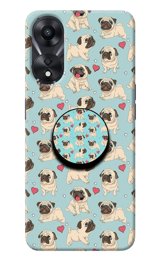 Pug Dog Oppo A78 5G Pop Case