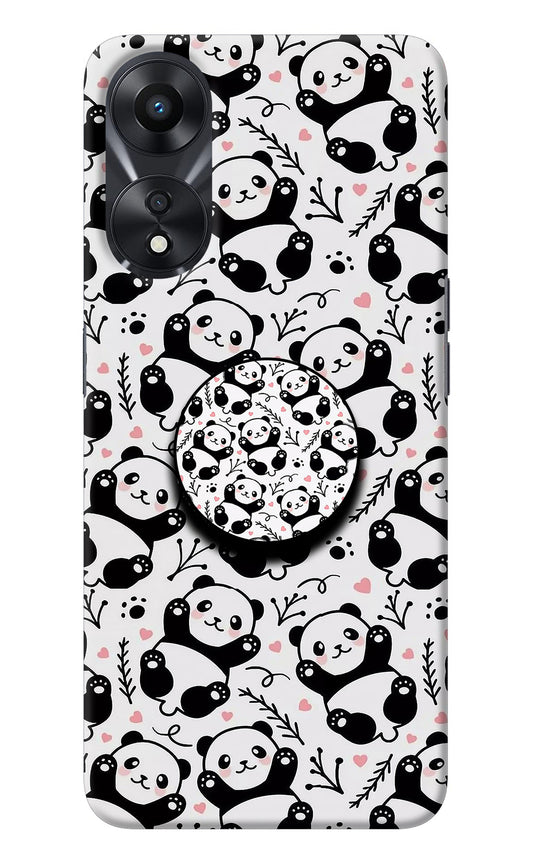 Cute Panda Oppo A78 5G Pop Case