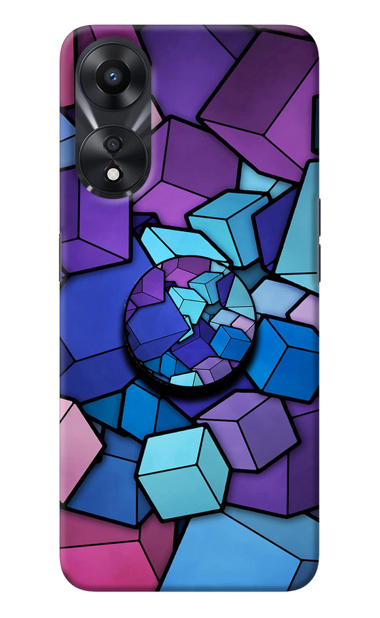 Cubic Abstract Oppo A78 5G Pop Case