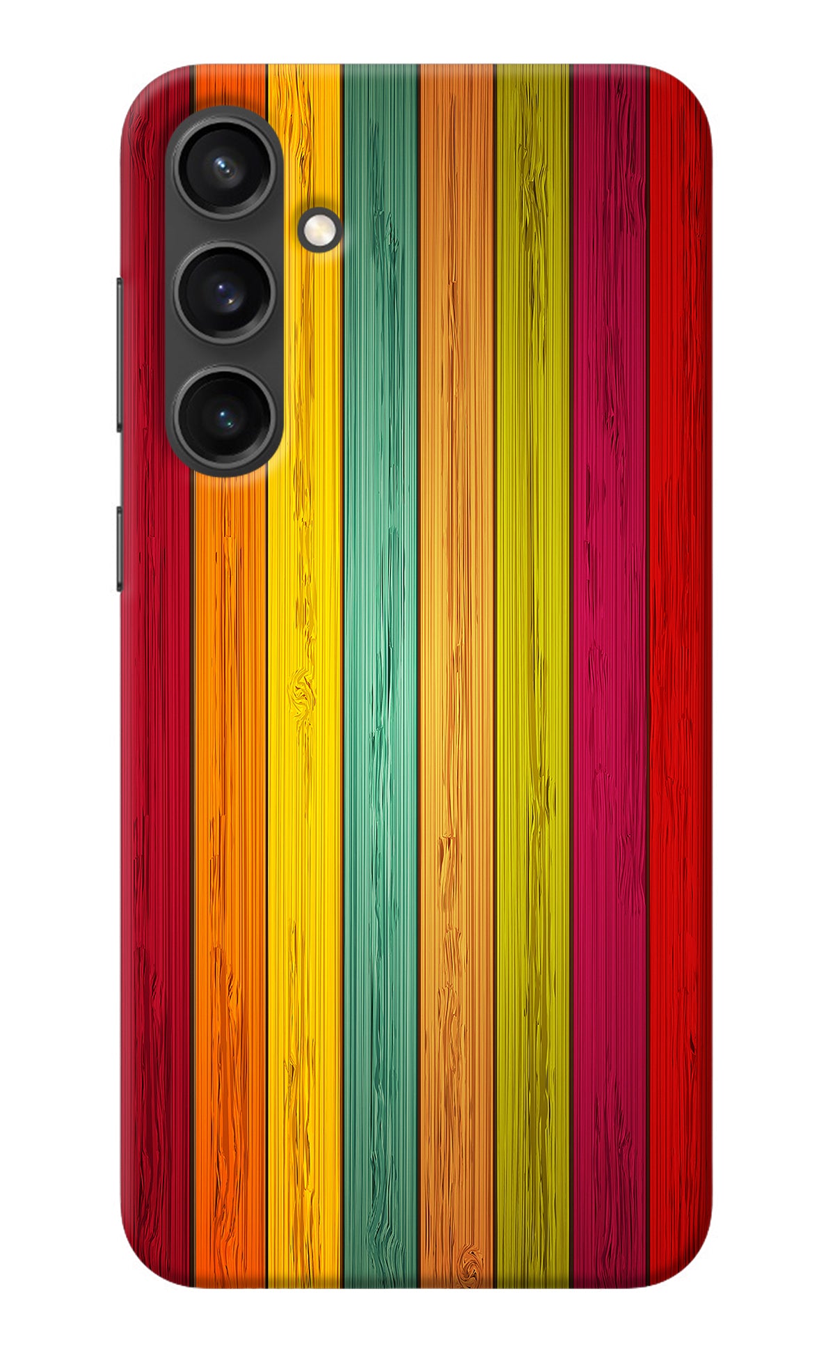 Multicolor Wooden Samsung S23 Back Cover