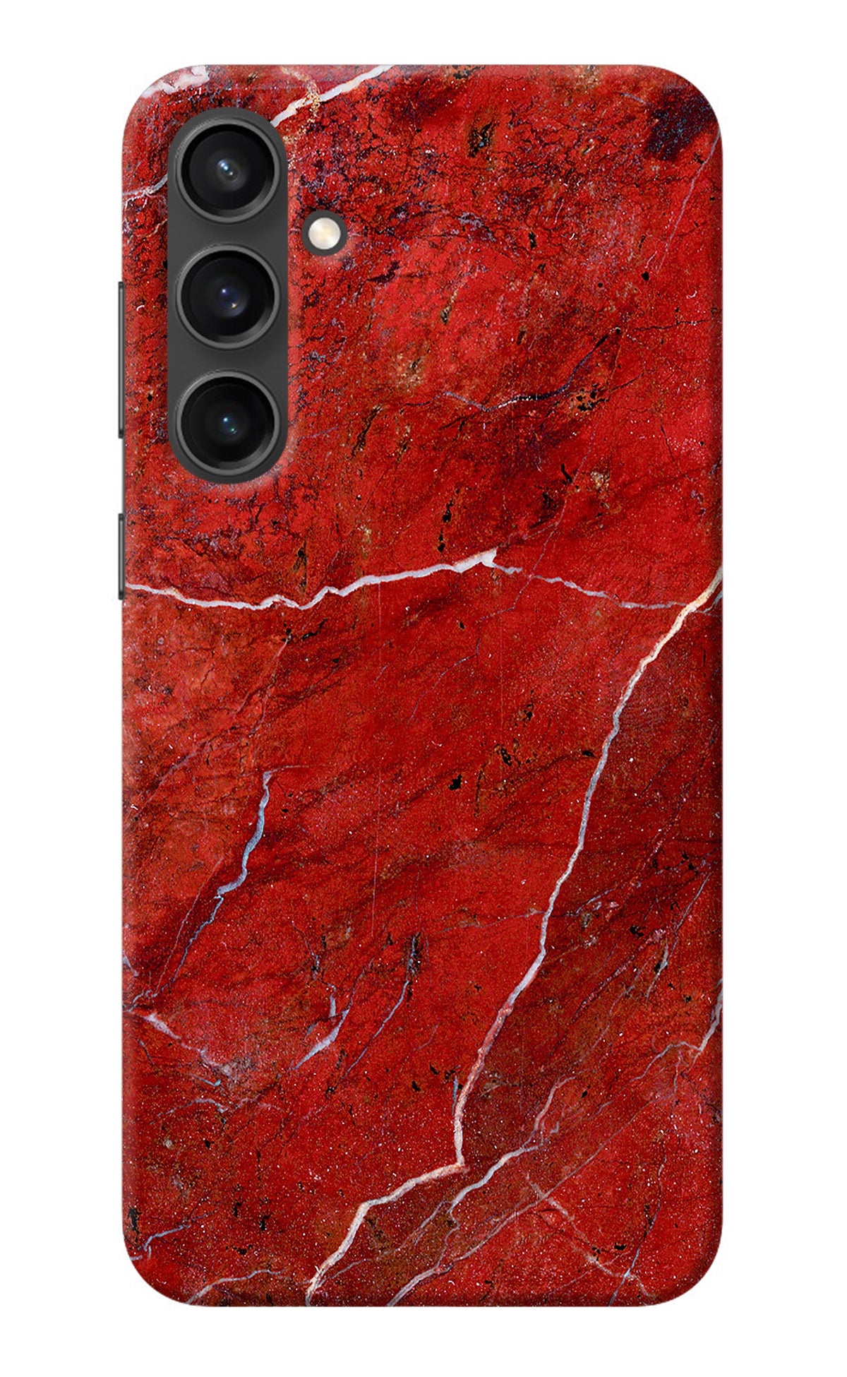 Red Marble Design Samsung S23 Back Cover