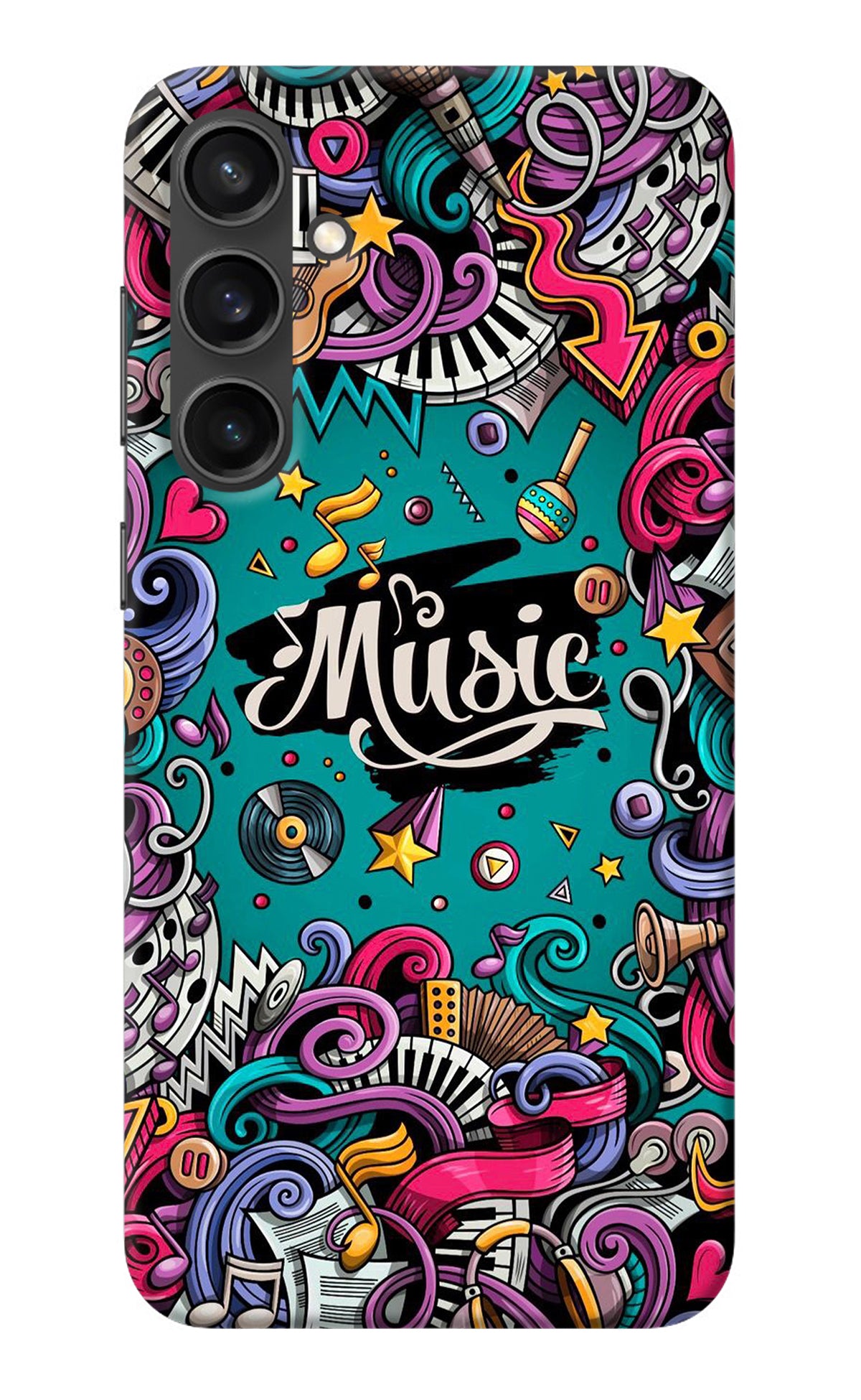 Music Graffiti Samsung S23 Back Cover