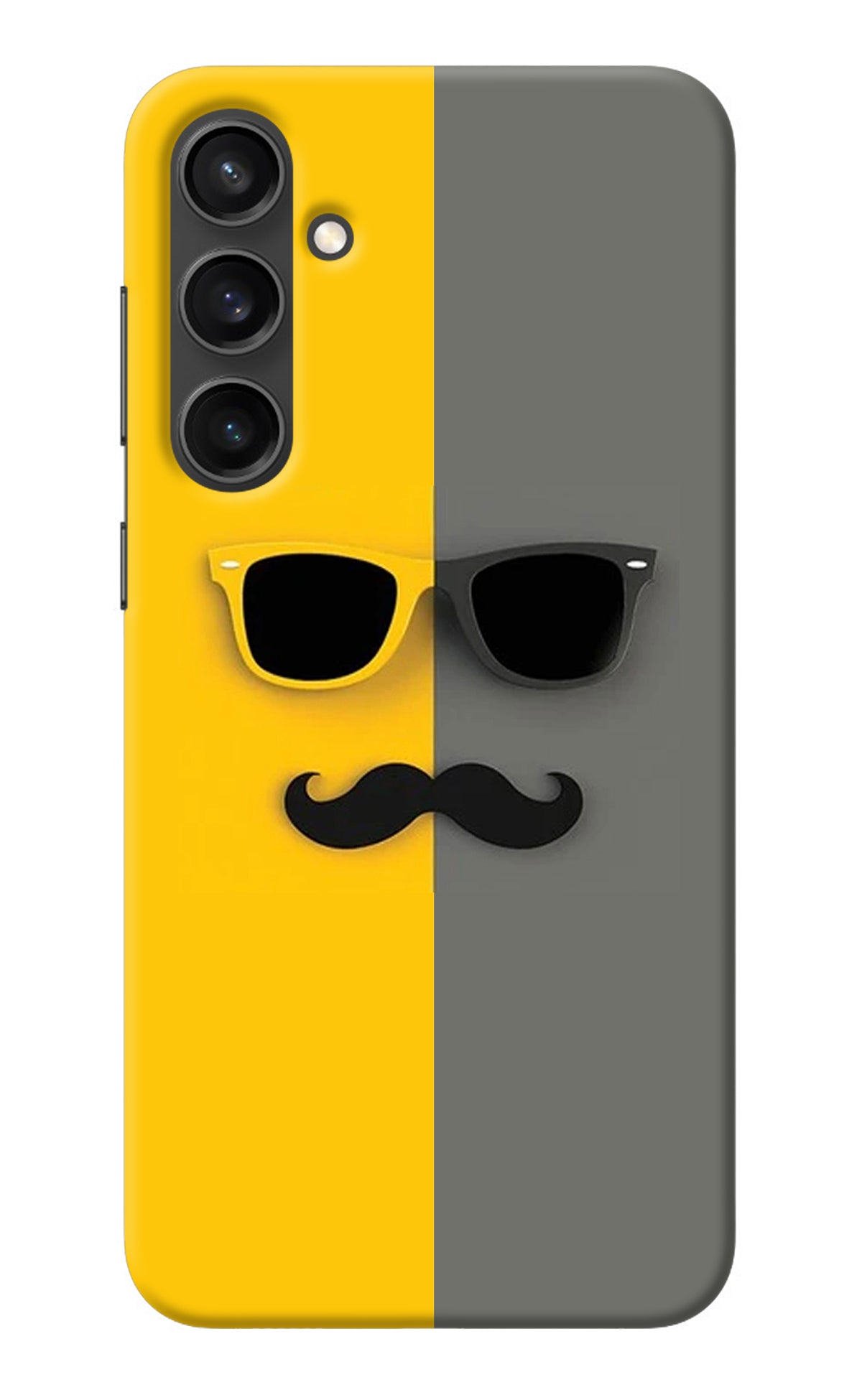 Sunglasses with Mustache Samsung S23 Back Cover