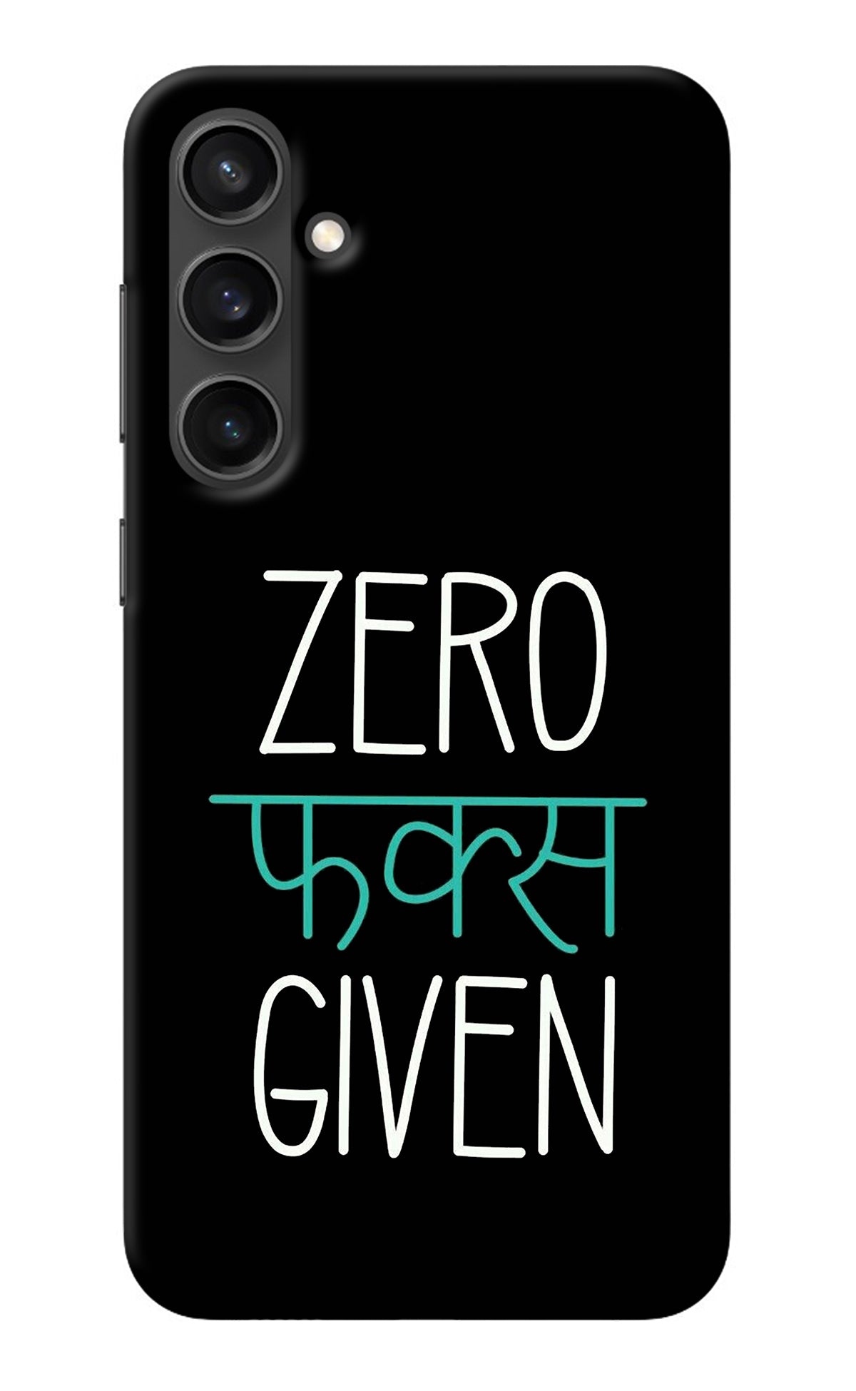 Zero Fucks Given Samsung S23 Back Cover