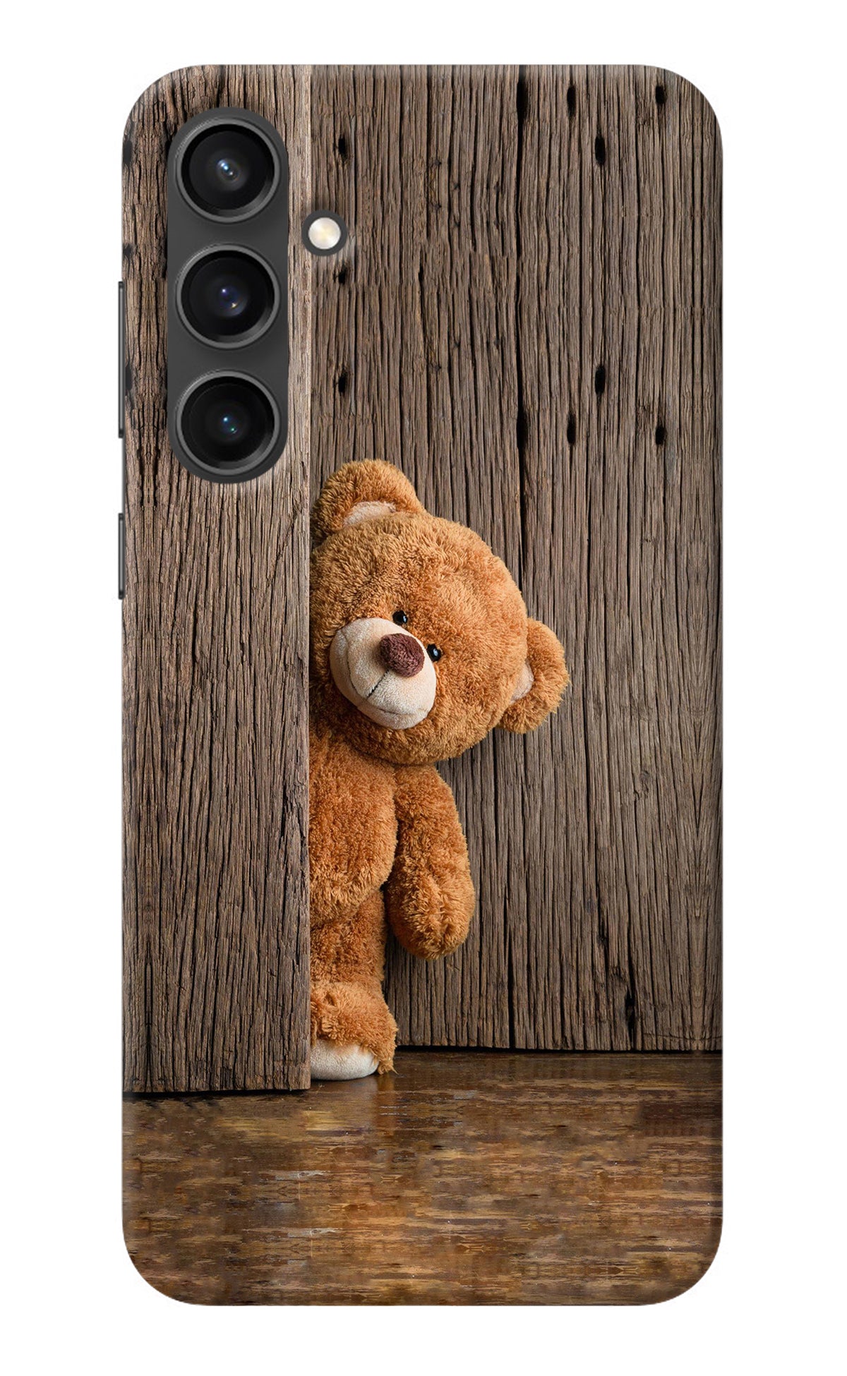 Teddy Wooden Samsung S23 Back Cover